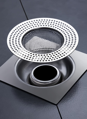 卫生间地漏过滤网不锈钢丝网下水道过滤网浴室毛发防堵器塞地漏盖