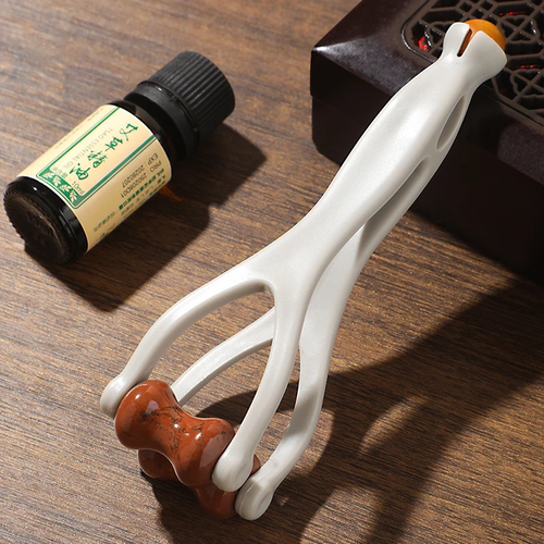 实木质滚轮美指舒压舒缓关节按摩