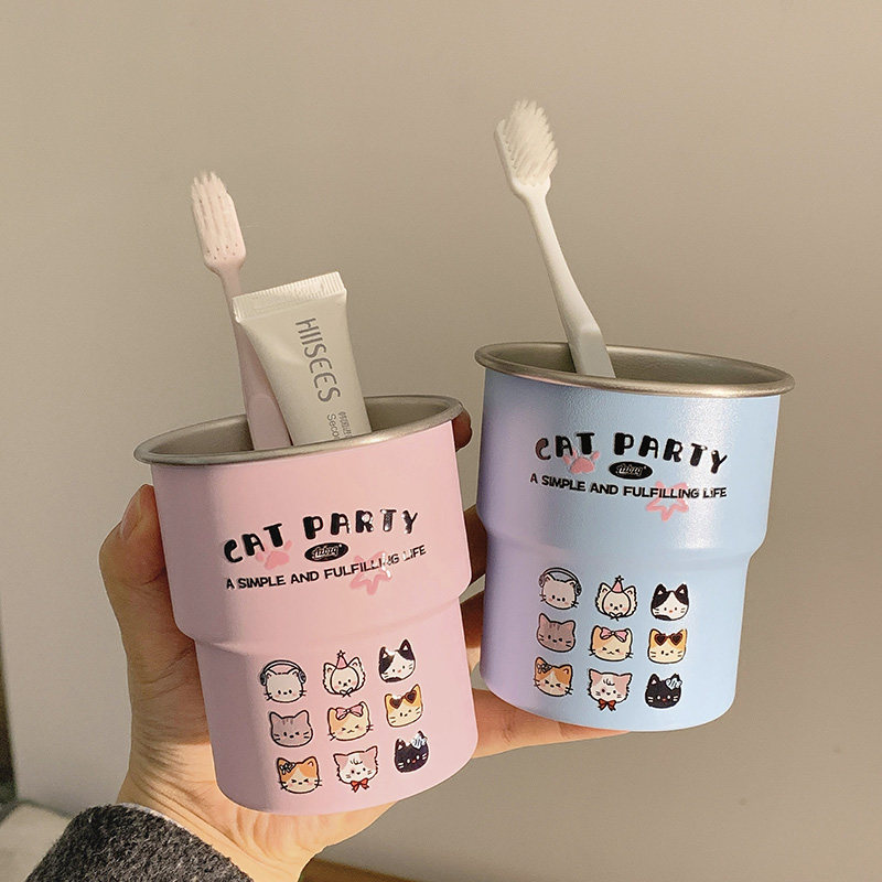 新款不锈钢漱口杯防霉抗菌牙刷杯高级家用儿童情侣刷牙杯洗漱杯子,家庭/个人清洁工具,洗漱杯,淘宝优惠券,粉丝福利购,淘宝优惠卷