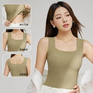 上吊帶背心內(nèi)搭帶胸墊打LWJ美底背文胸一女體設(shè)計(jì)感抹胸內(nèi)衣夏外