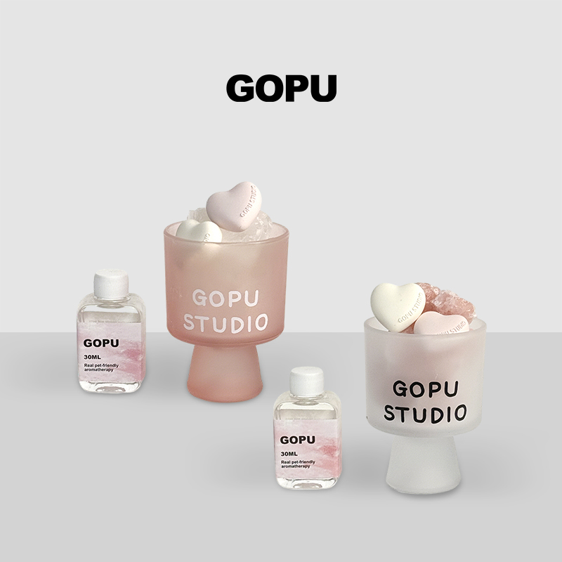 GOPU原创设计 宠物友好无火扩香石香薰花木调香氛高级感摆件礼盒