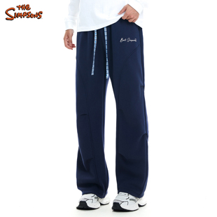 THE SIMPSONS辛普森一家2025新款长裤宽松休闲卫裤秋冬季直筒运动