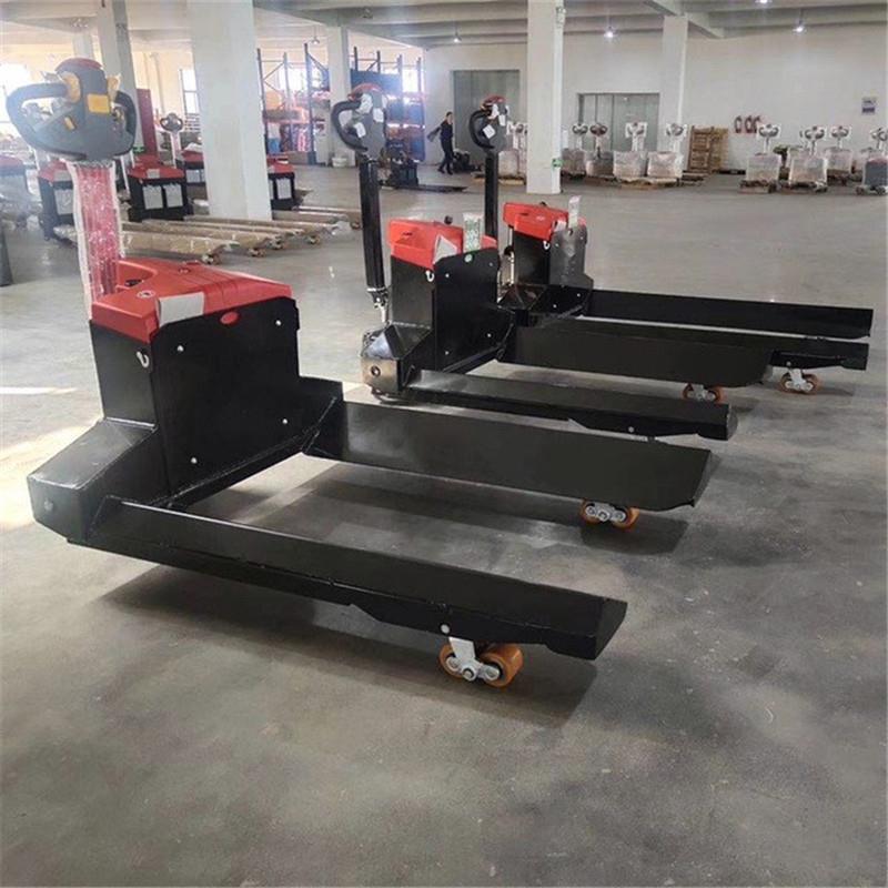 hoular好拉1.5吨全电动纸筒搬运车全自动叉车电缆线纺织圆形拖车