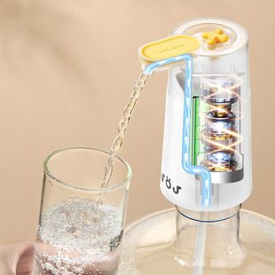 水电动抽水器饮水机抽水泵自动抽水饮水器矿泉水桶按压取水器 桶装