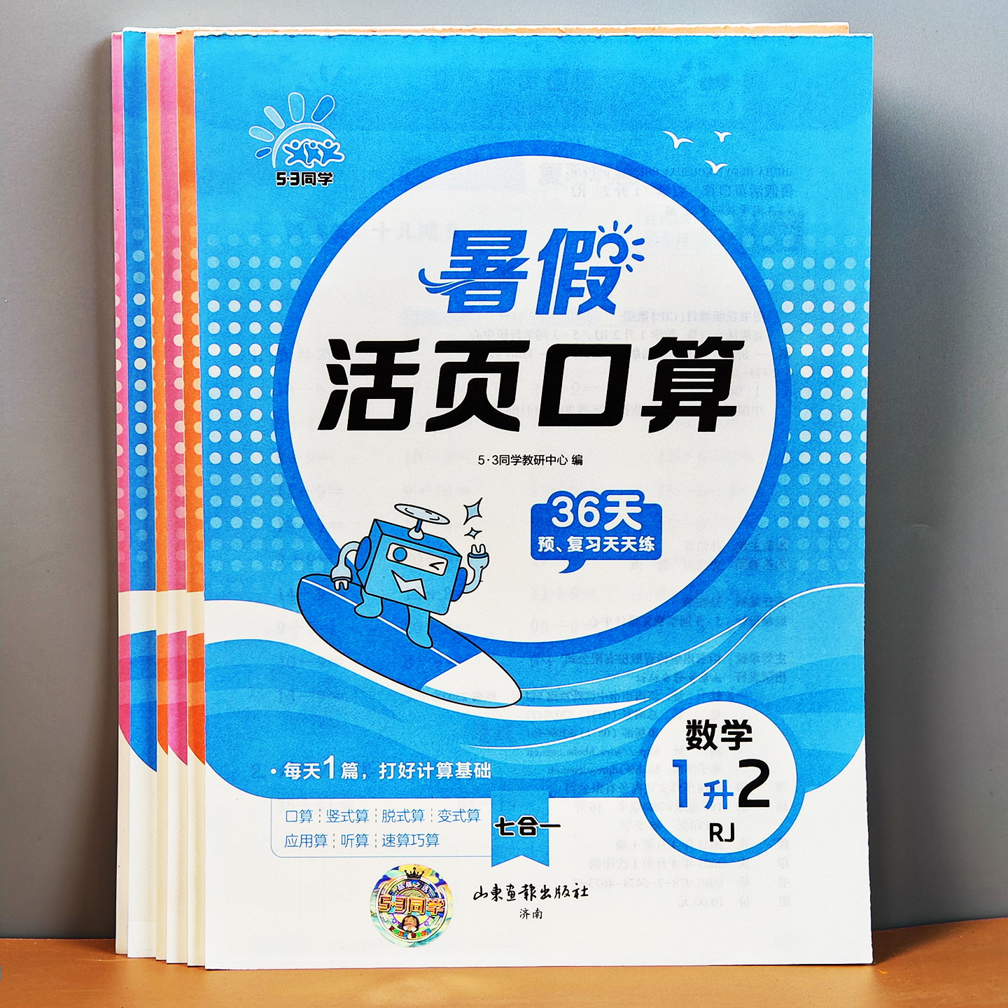 53天天练暑假活页语文练字帖