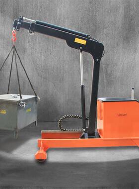 YLH01全电动独臂吊伸缩臂吊钩自动小吊机吊车2吨前移式无支腿