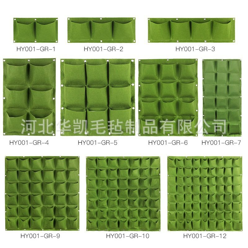 新款加厚墙体种植袋种植毯种花布图片