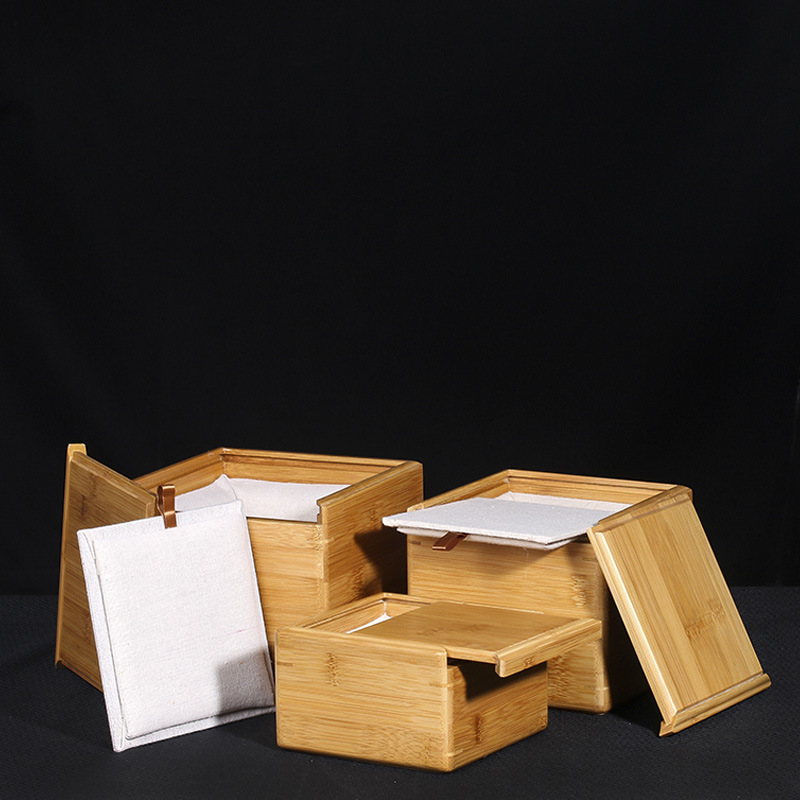 高档茶具紫砂壶包装盒古董雕塑工艺品锦盒竹木抽盖礼品盒伴手礼盒