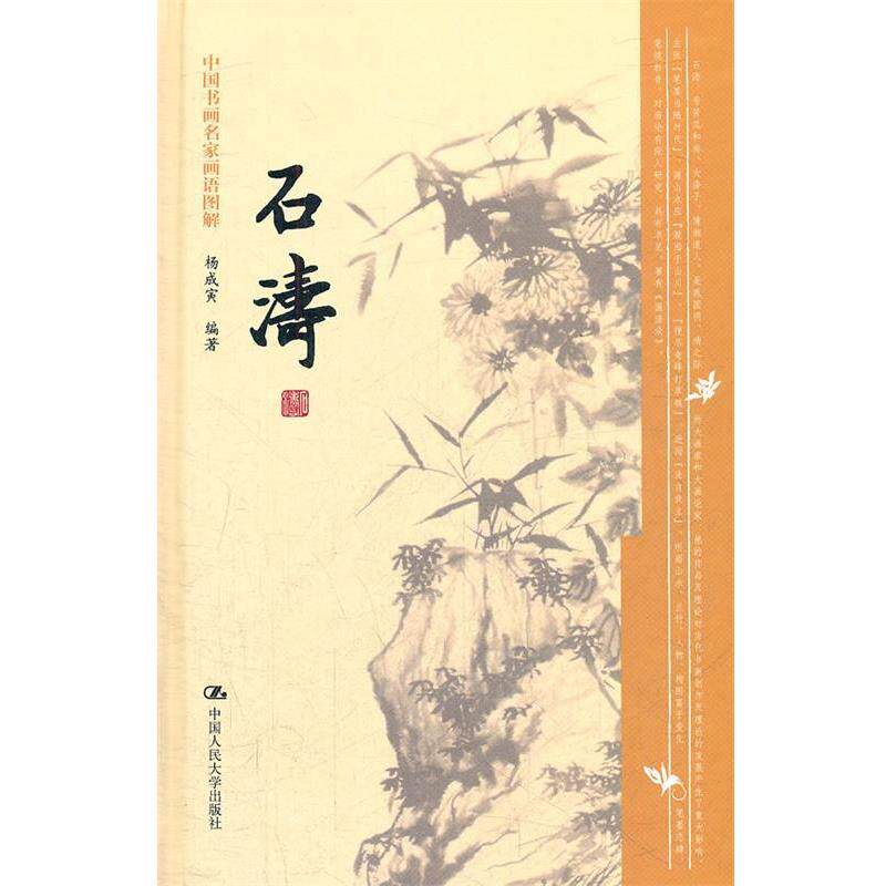 【正版书】 石涛-中国书画名家画语图解 杨成寅 著 中国人民大学出版社