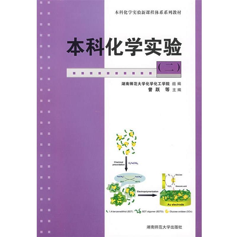 【正版书】 本科化学实验 曾跃,马铭,夏绍喜　主编 湖南师大