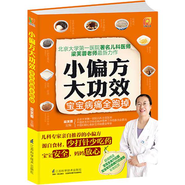 【正版书】 小偏方大功效宝宝病痛全跑掉 梁芙蓉主编 江苏科学技术出版社