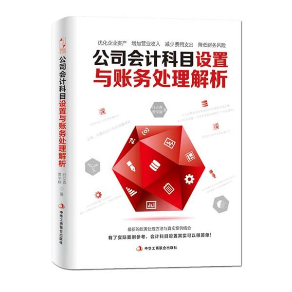 【正版书】 公司会计科目设置与账务处理解析 任立森,贾学颖 中华工商联合出版社