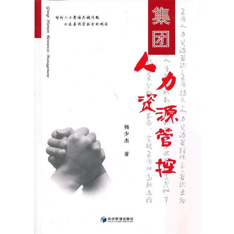 【正版书】 集团人力资源管控 杨少杰 经济管理出版社