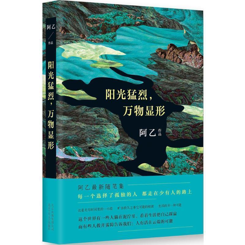 【正版书】 阳光猛烈,显形 阿乙 北京出版集团公司,北京十月文艺出版社