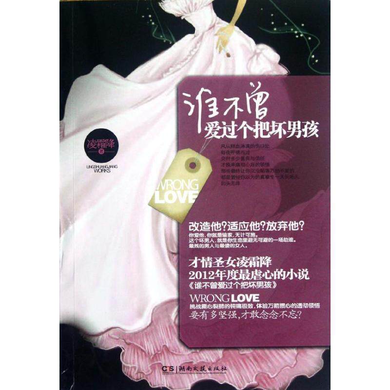 【正版书】 谁不曾爱过个把坏男孩 凌霜降 湖南文艺出版社