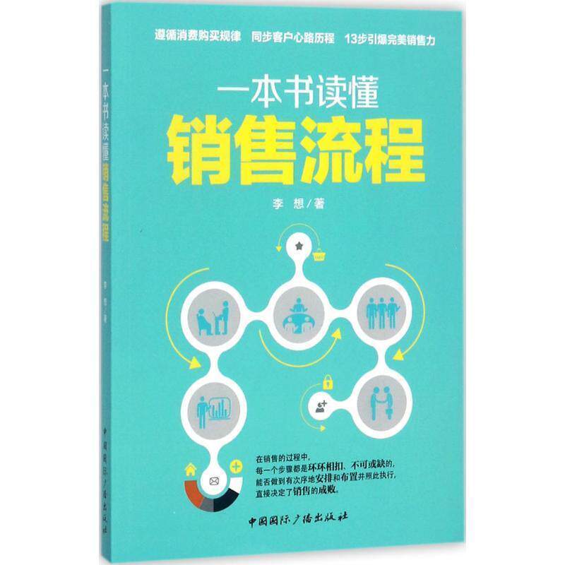 【正版书】 一本书读懂销售流程 李想 中国国际广播出版社