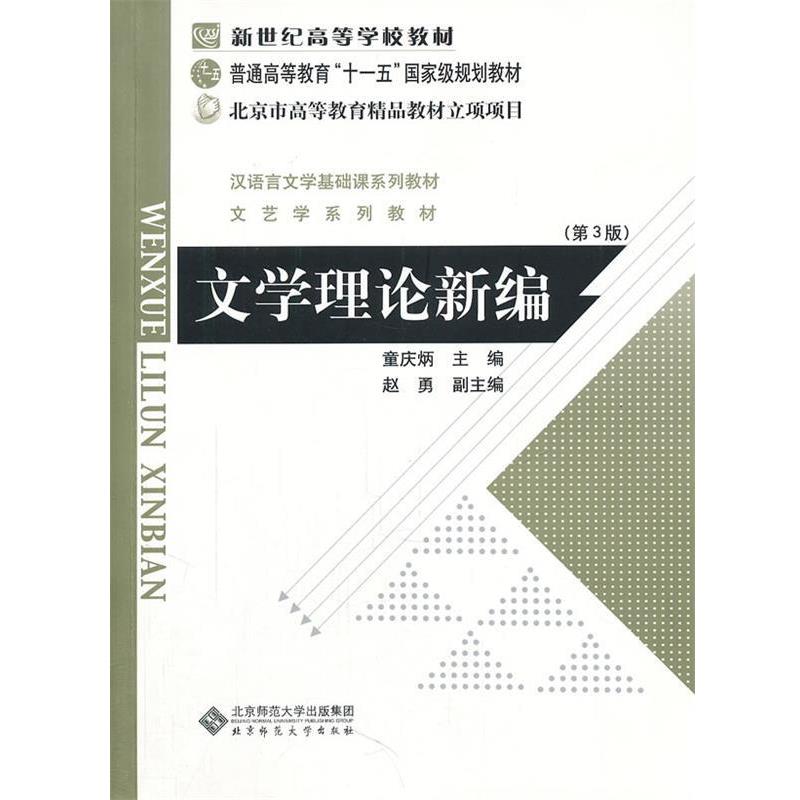 【正版书】 文学理论新编 童庆炳　主编 北京师范大学出版社图片