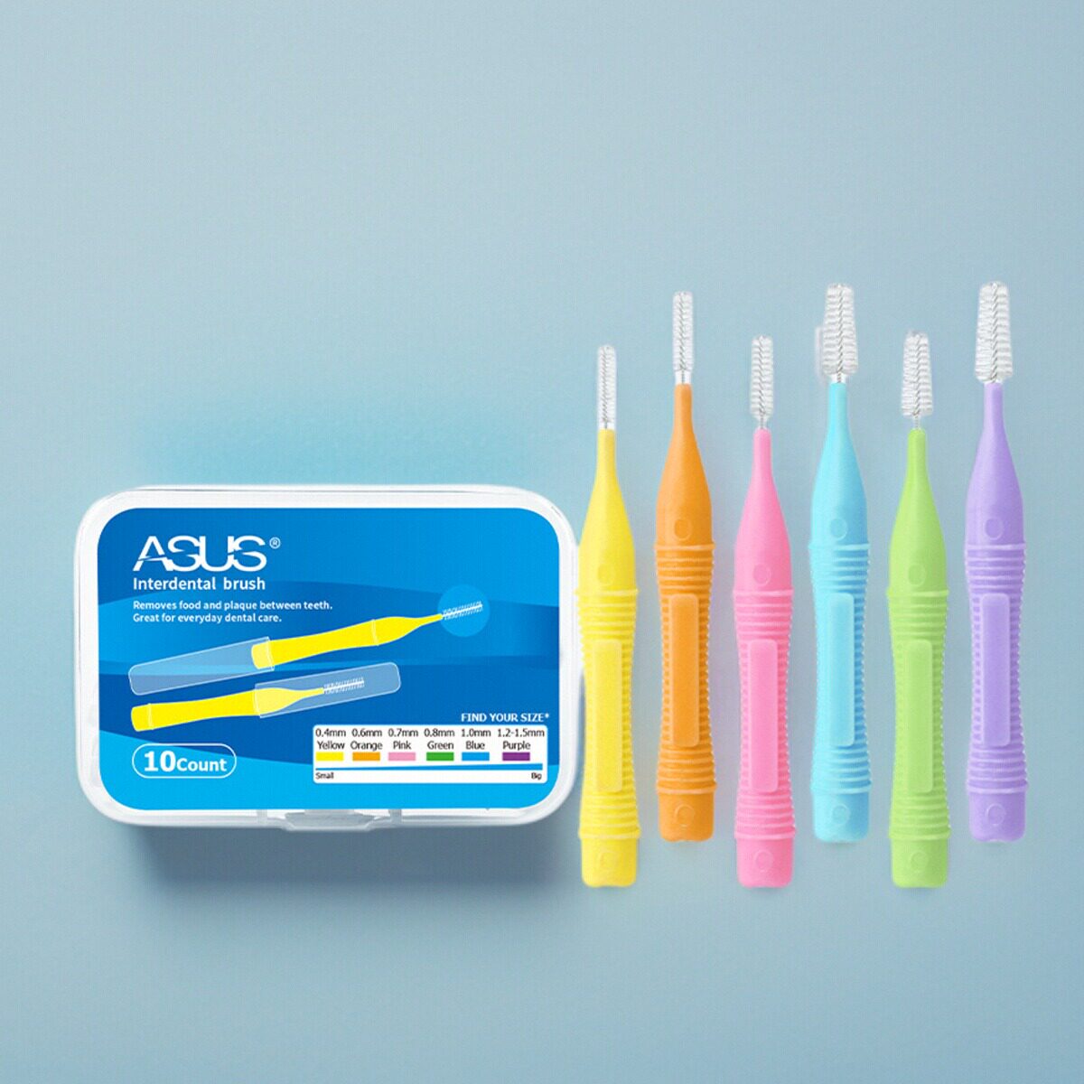 ASUS爱思尔I型牙缝刷直型正牙刷/口腔清洁工具