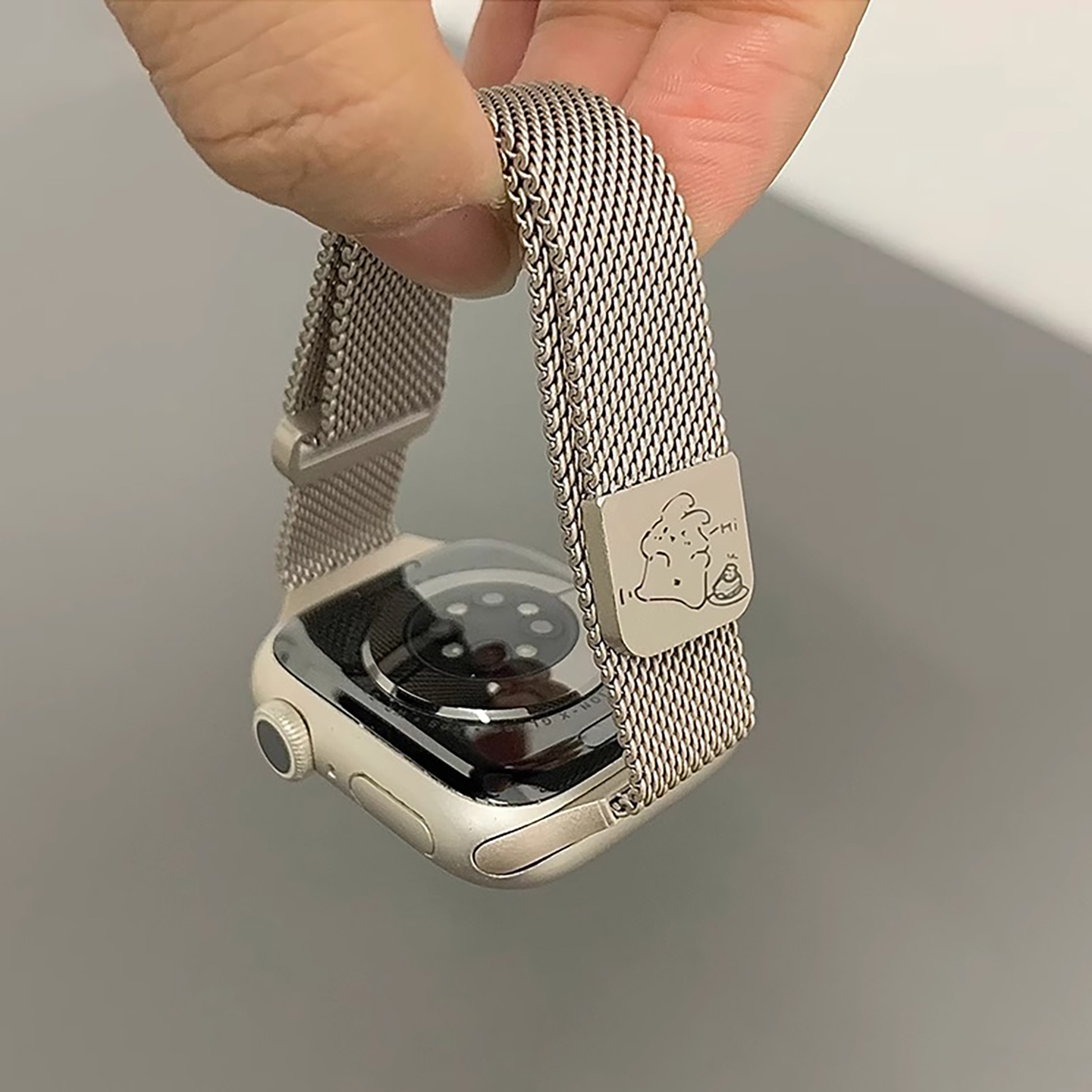 适用iwatch米兰尼斯夏季磁吸表带