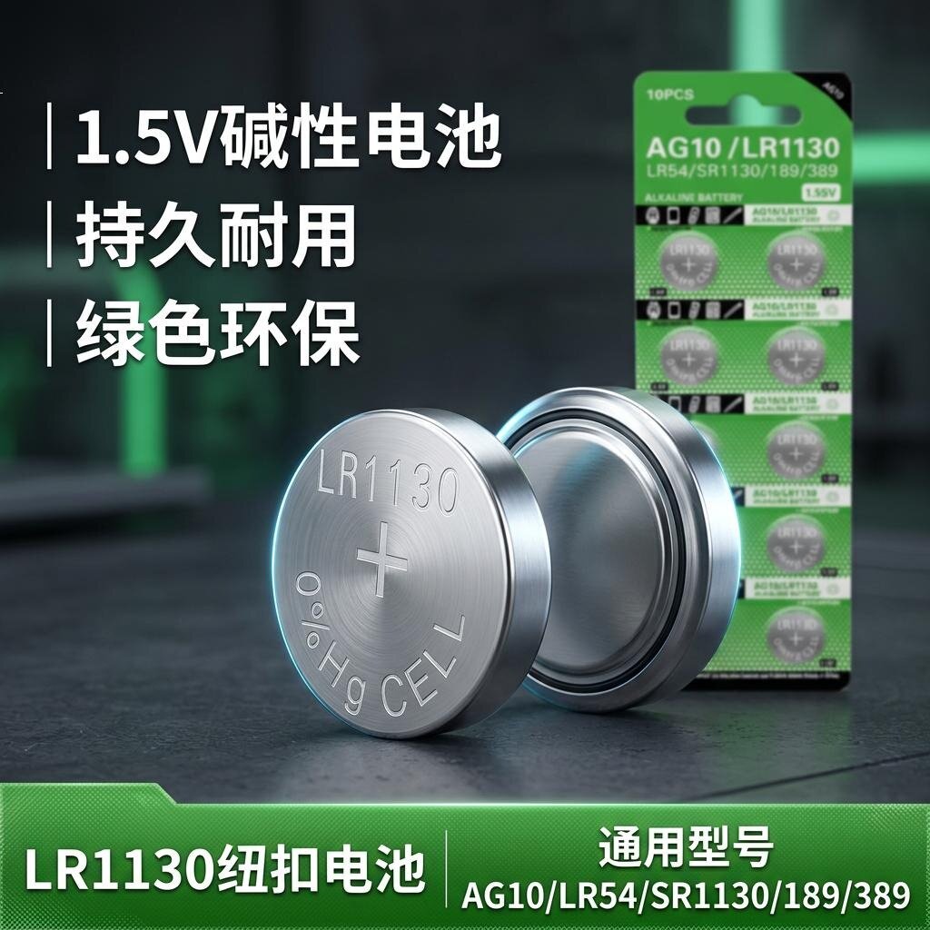 LR1130/AG10纽扣电池手表计算器
