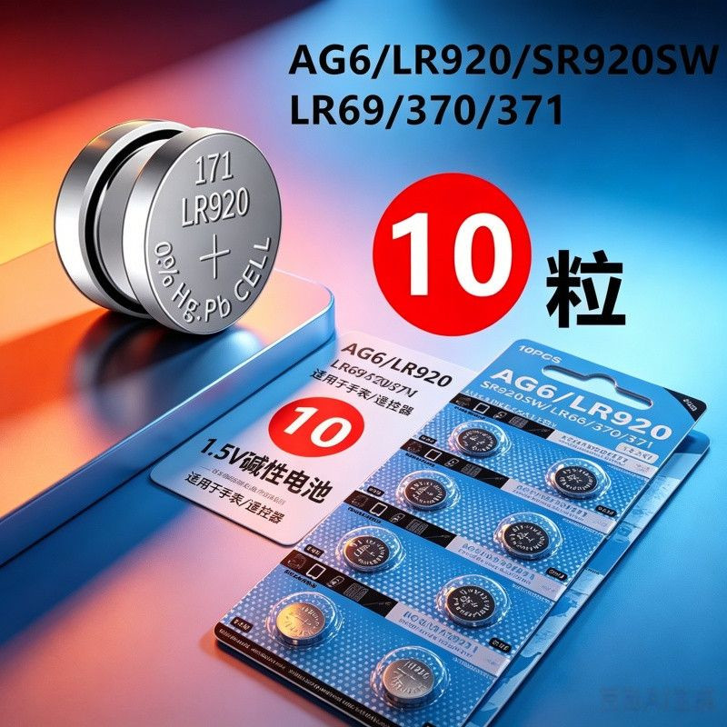 SR920SWLR920/AG6纽扣电池