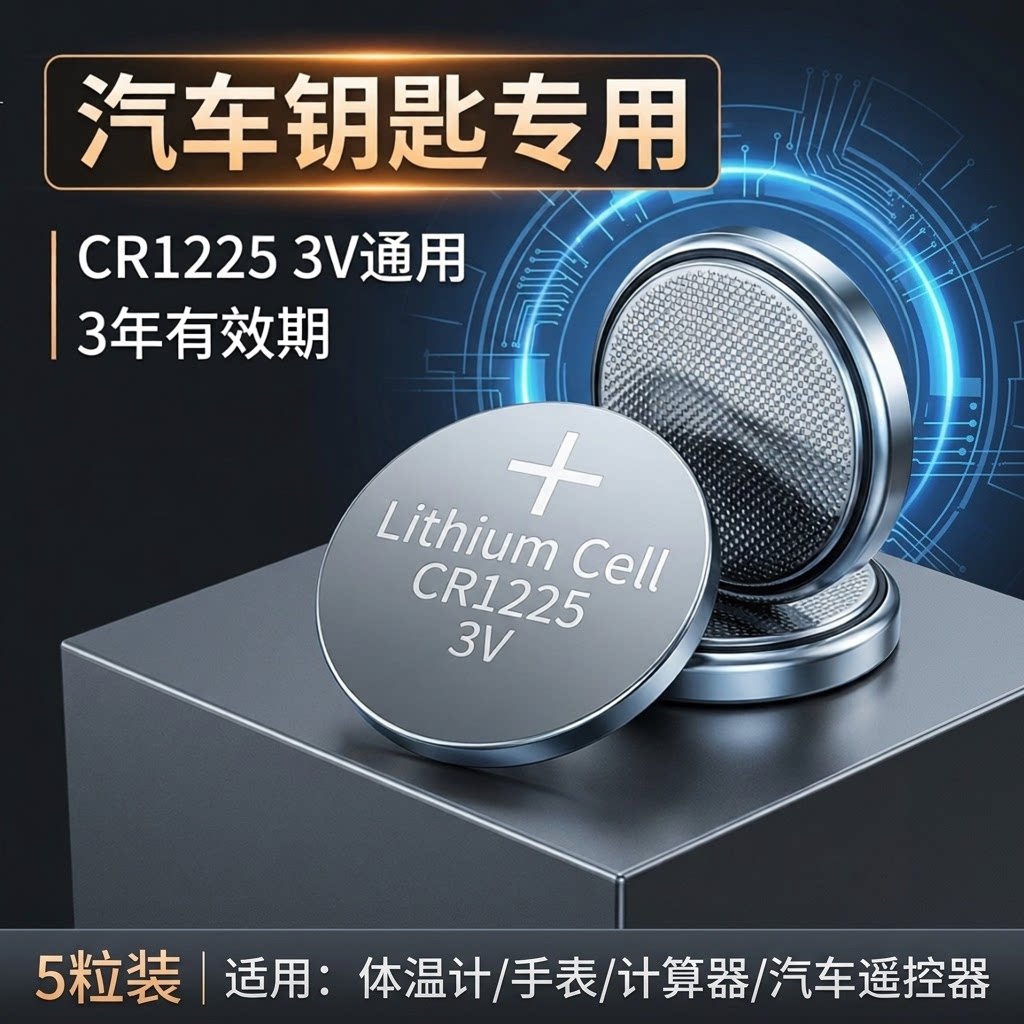 CR1225/3V钮扣电池遥控器玩具