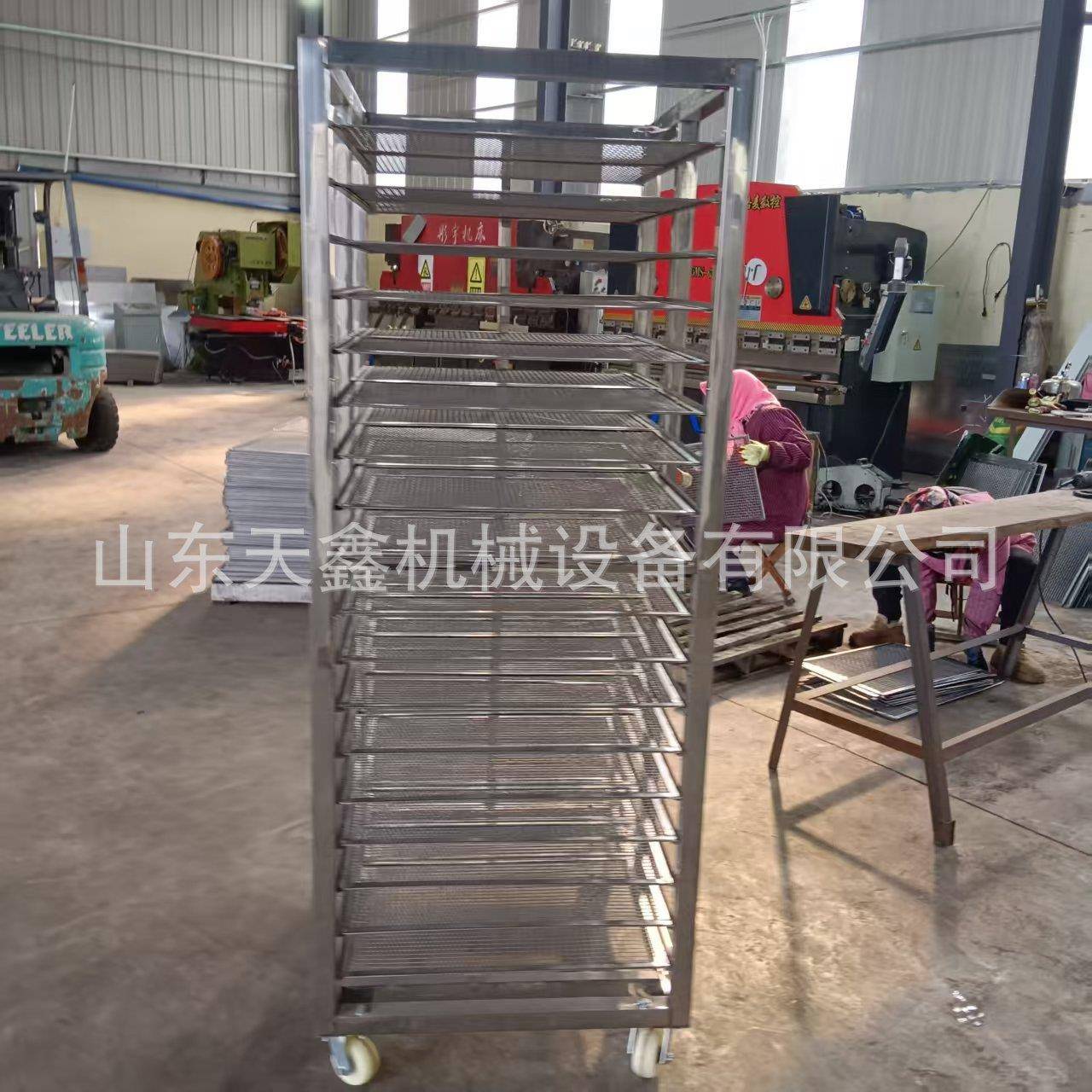 江苏苏州放网盘架子车不锈钢架子车冷冻架子车蒸烧麦架子车