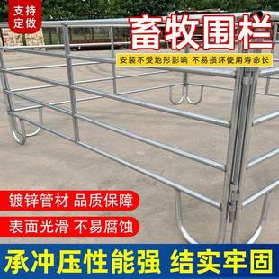 现货畜牧业养殖围栏马术场赛道移动镀锌隔离栅栏马场护栏厂家