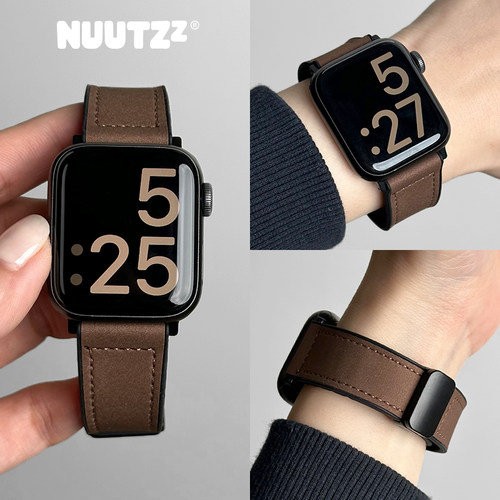 NUUTZz皮质硅胶磁吸iwatch表带