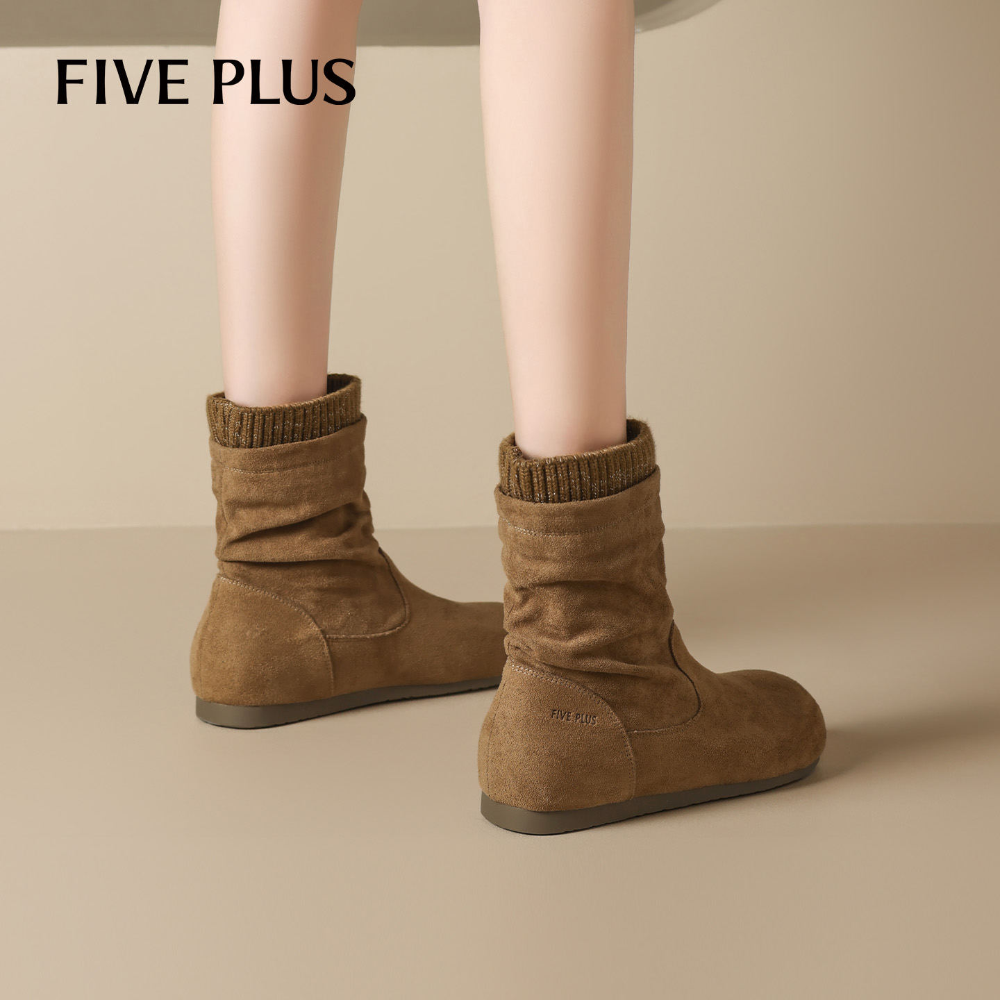 FIVEPLUS超火软底堆堆靴