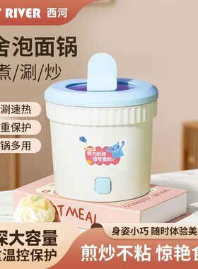 多功能泡面煎炒火锅家用宿舍懒人小电煮锅速食网红同款小电锅