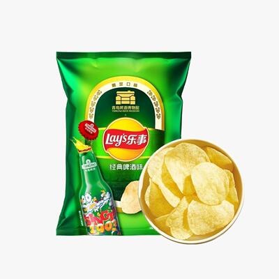 乐事经典啤酒味薯片70克区域限定山东青岛联名款新口味网红小零食