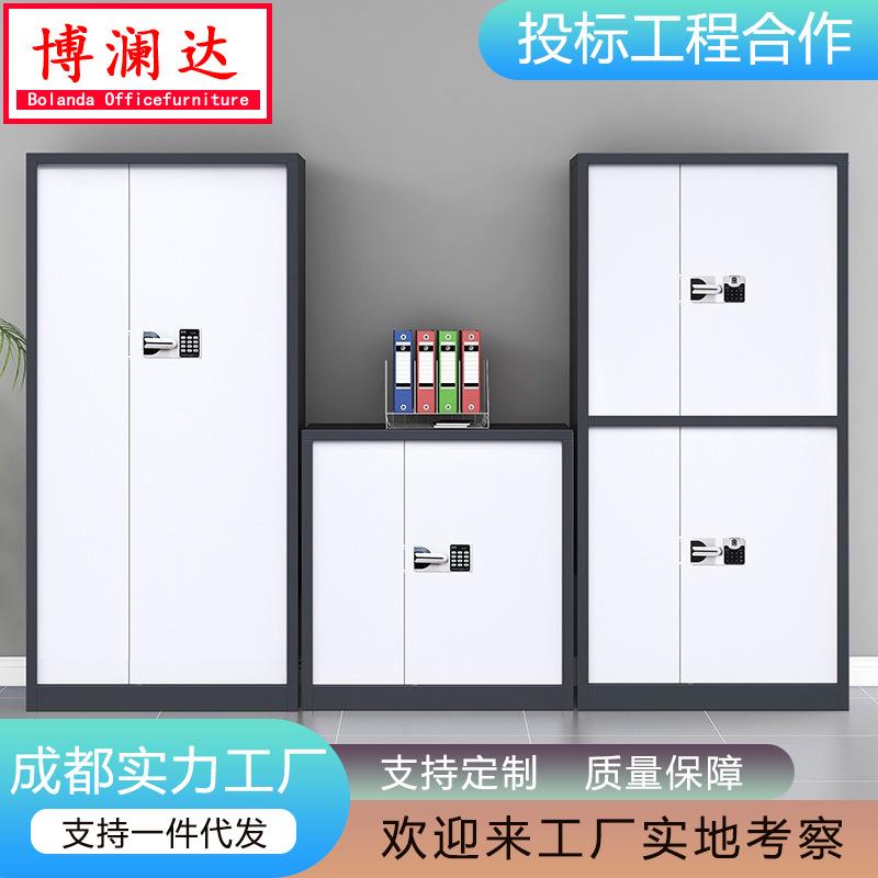 指纹电子保密柜办公资料凭证档案柜铁皮柜保险柜钢制密码锁文件柜