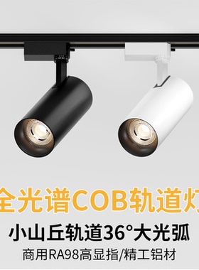 服装店轨道灯led射灯婚纱店铺商用COB超亮7W20W30W明装导轨射灯