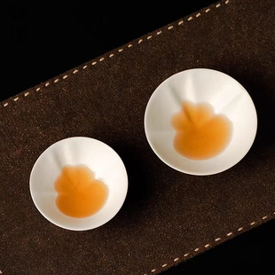 葫芦杯主人杯家用喝茶杯宽口杯手工洒金福禄品茗杯功夫茶具不烫手