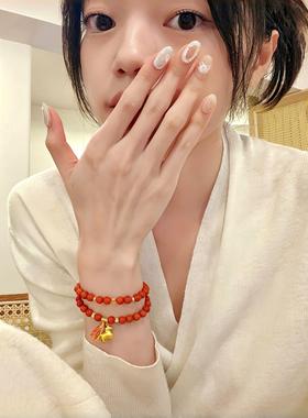 新中式南红玛瑙手链马年招财转运