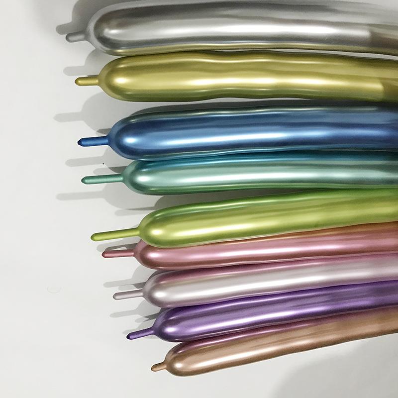 帅安牌金属色260长条金属色加厚1.8克魔术长条气球颜色齐全