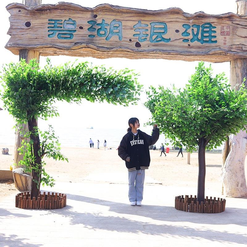 仿真榕树 仿真大型植物装饰 商场客厅实仿真绿榕树室内仿真绿榕树