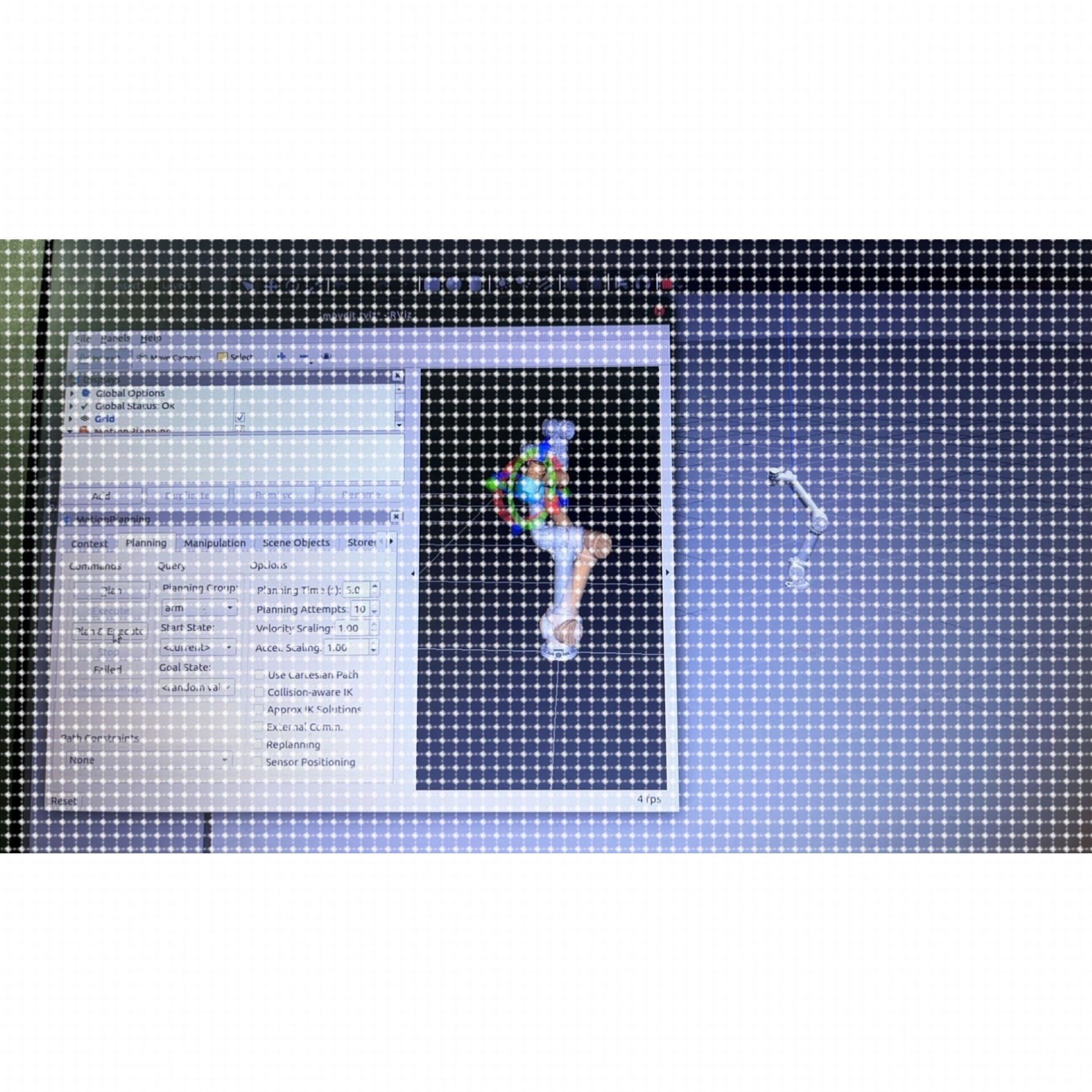 ROS机械臂小车建模URDF编写MOVEIT联合Gazebo彷真机器人路径规画