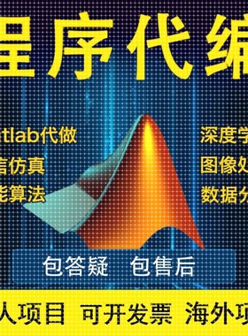 Matlab程序代编帮做图像处理通信仿真代做Python深度学习代码编程