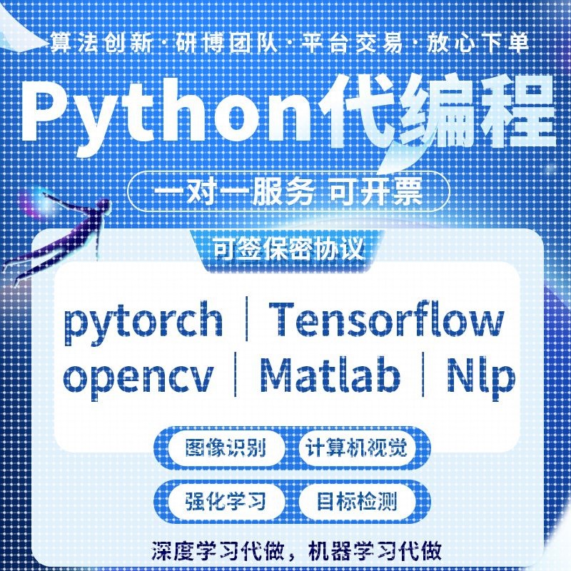 python代程式设计序开发深度学习代写医学图像处理机器学习强化学