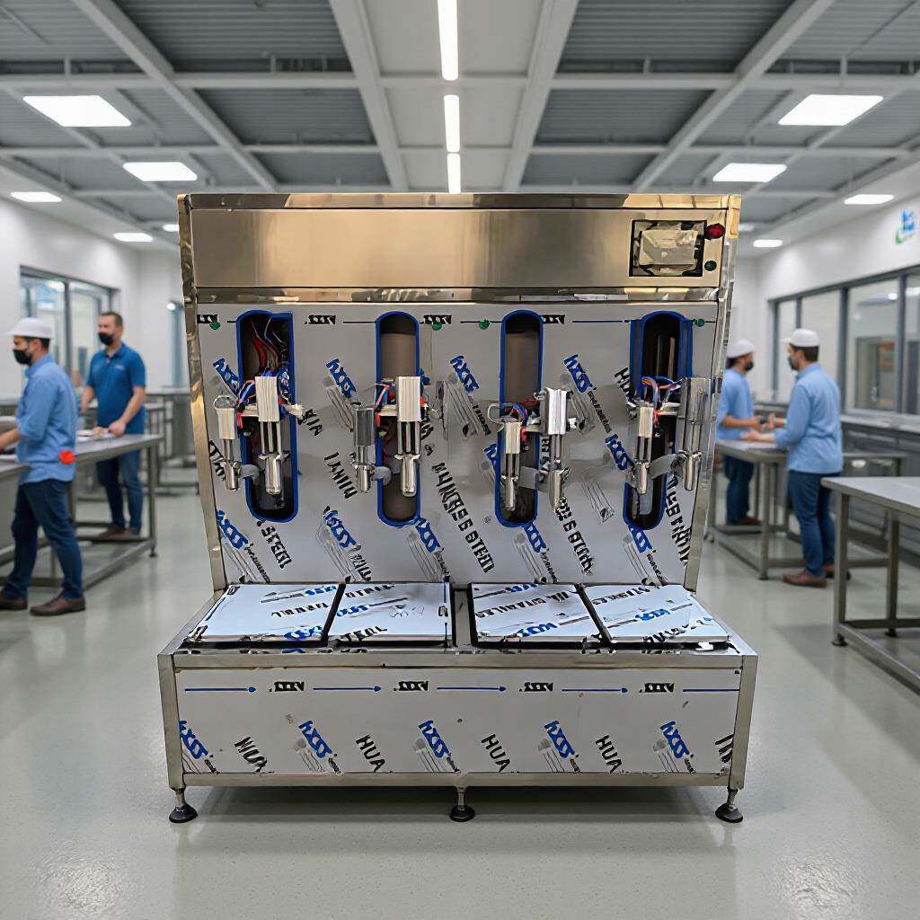 食用油润滑油双头称重式灌装机大桶洗衣液冲施肥液态肥自动灌装机