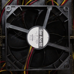 73825三洋9225 12v PWM 超静音散热风扇9S0912P4F04 0.17A 9cm