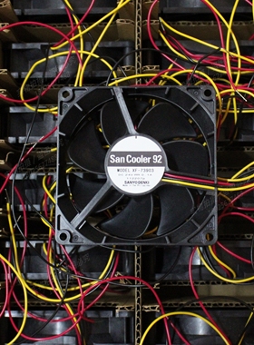 XF-73903 9A0924G401三洋 9025 24V 0.10A 9CM轴流变频器散热风扇