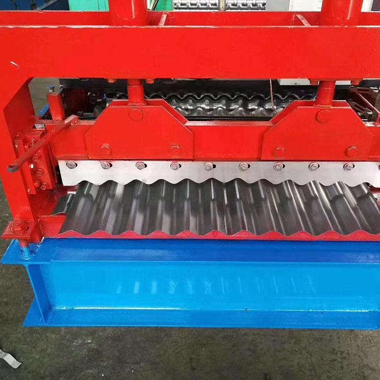 全自动水波纹设备彩钢瓦工程建筑设备铁皮板设备0.3-0.8mm厚度