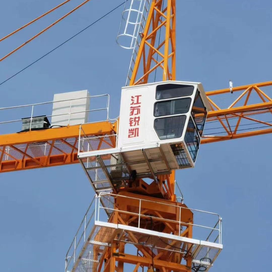动臂塔式塔吊100塔式起重机平头尖头塔机建筑起重机601-8吨