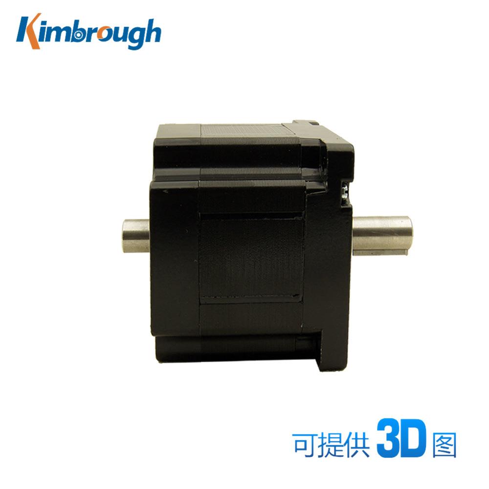 二相86双轴步进电机力矩3.3NM电流4.2A轴径14四线机身长65MM