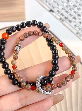 新中式手串女平价大牌感搭配手饰情侣闺蜜气质ins古风简单多圈