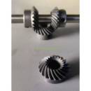 1模20齿螺旋伞齿轮90度传动1 1锥齿轮铣齿机加工滚齿加工定制