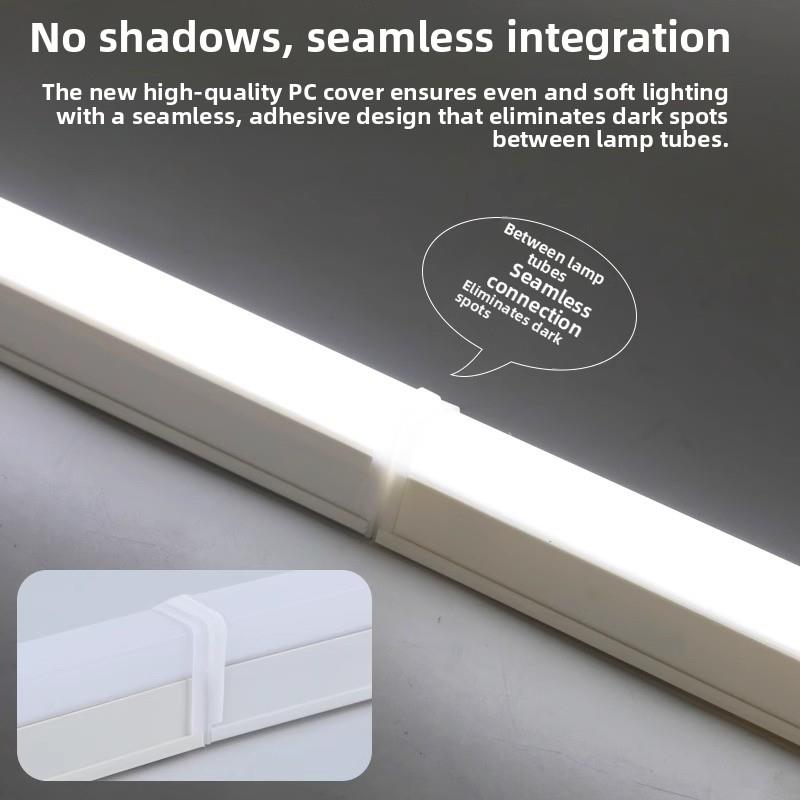 亚明LED一体化灯管长条形T6T8T一体化日光照明灯超亮节能1.2米灯